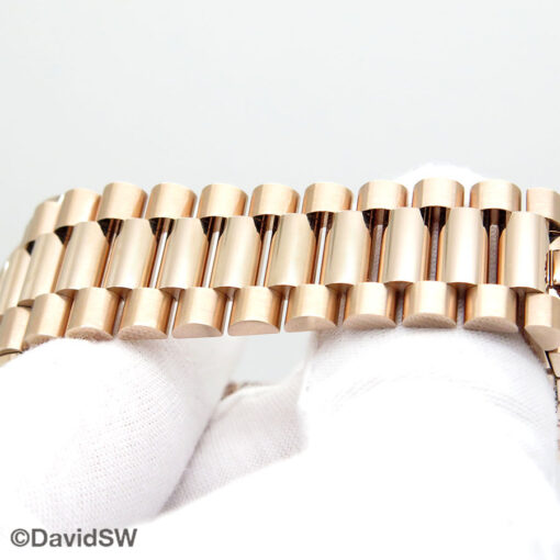Rolex 128235 Day Date 18K Rose Gold with White Roman Dial - Image 8
