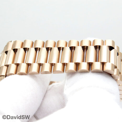 Rolex 128235 Day Date 18K Rose Gold with White Roman Dial - Image 6