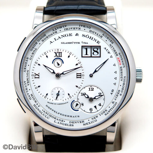 A. Lange & Sohne 116.039 Lange 1 Time Zone 18K White Gold with Silver Dial - Image 3