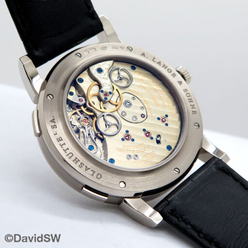 A. Lange & Sohne 116.039 Lange 1 Time Zone 18K White Gold with Silver Dial - Image 4