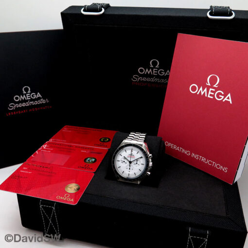 Omega Speedmaster Professional Moonwatch “Sapphire Sandwich” with White Dial (New Model) - Image 2