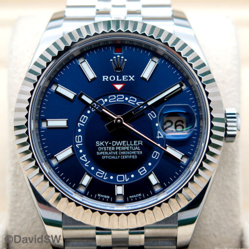 Rolex 326934 Skydweller with Blue Dial on Jubilee - Image 3