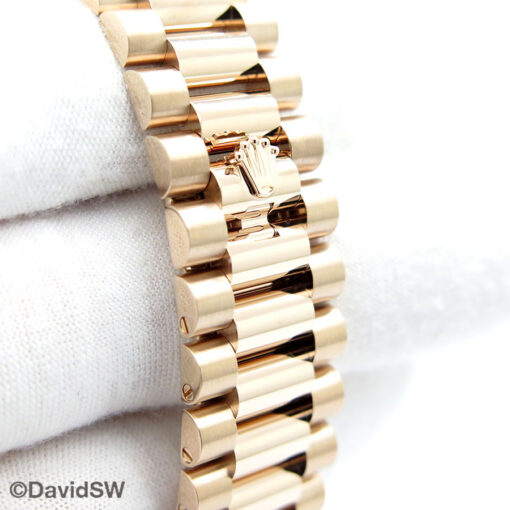 Rolex 228235 Day Date 40 18K Rose Gold with Olive Green Dial - Image 7