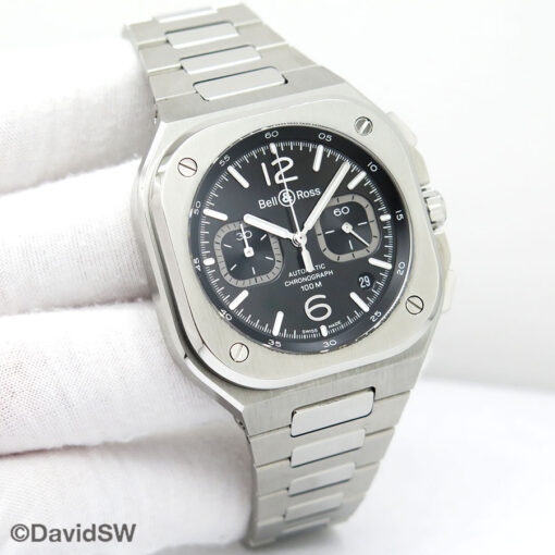 Bell & Ross BR05C Chronograph Black Steel