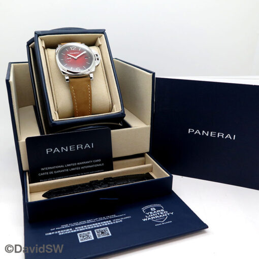 Panerai PAM 1424 Luminor Due with Burgundy Dial - Image 2