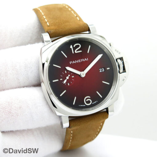Panerai PAM 1424 Luminor Due with Burgundy Dial