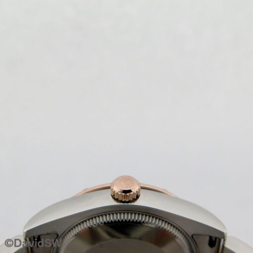 Rolex 178341 Datejust 18K/SS with Chocolate Roman Diamond "VI" Dial with Diamond Bezel on Oyster - Image 3