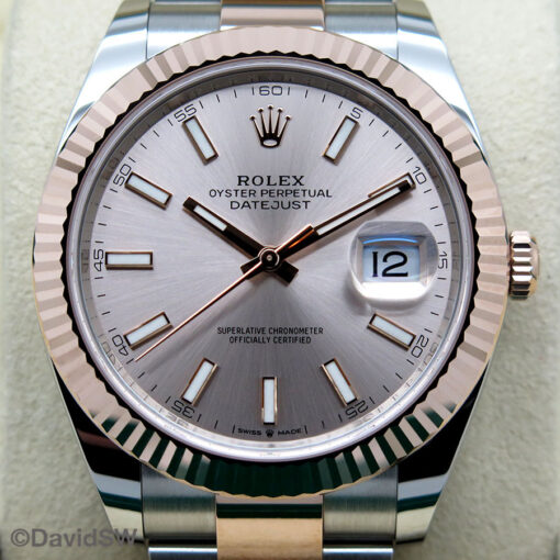 Rolex 126331 Datejust 41 18K/SS with Sundust Stick Dial on Oyster - Image 3