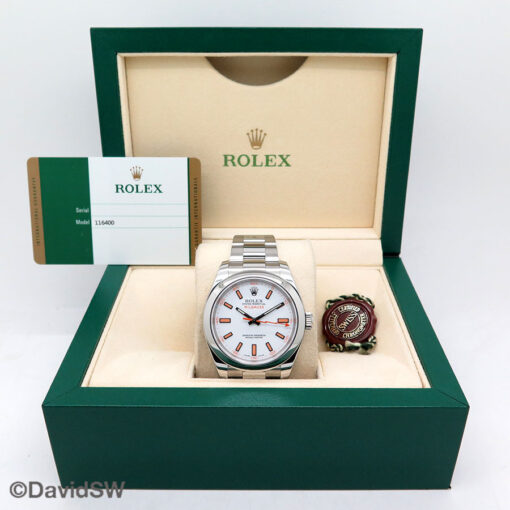 Rolex 116400 Milgauss with White Dial - Image 2