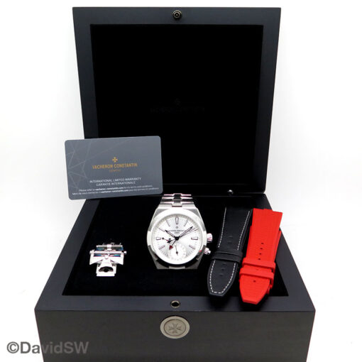 Alternative view of Vacheron Constantin 7920V Overseas Dual Time with Silver Dial (New Model)