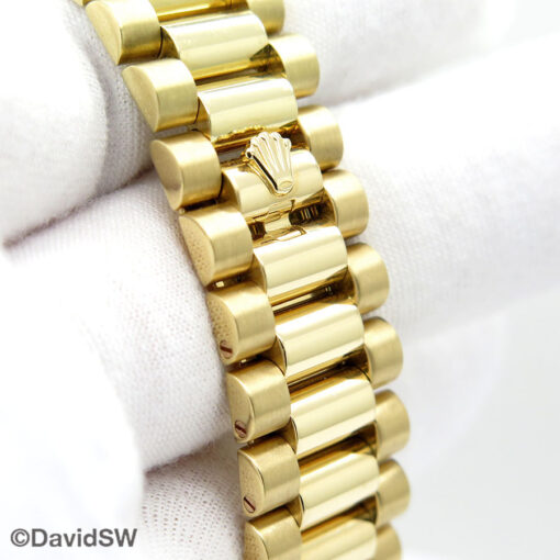 Rolex 218238 Day Date II 18K Yellow Gold with Champagne Roman Dial - Image 7