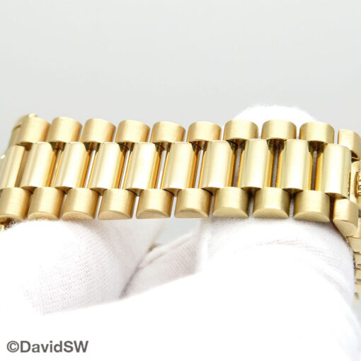 Rolex 218238 Day Date II 18K Yellow Gold with Champagne Roman Dial - Image 8