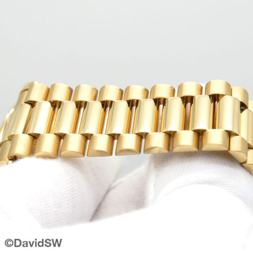 Rolex 218238 Day Date II 18K Yellow Gold with Champagne Roman Dial - Image 6
