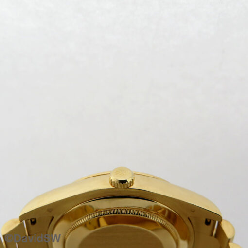 Rolex 218238 Day Date II 18K Yellow Gold with Champagne Roman Dial - Image 4