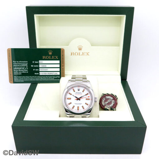 Rolex 116400 Milgauss with White Dial - Image 2