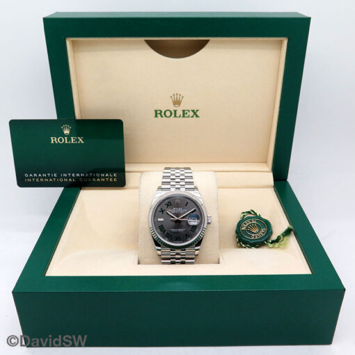 Rolex 126234 Datejust with Slate Roman Dial on Jubilee - Image 2