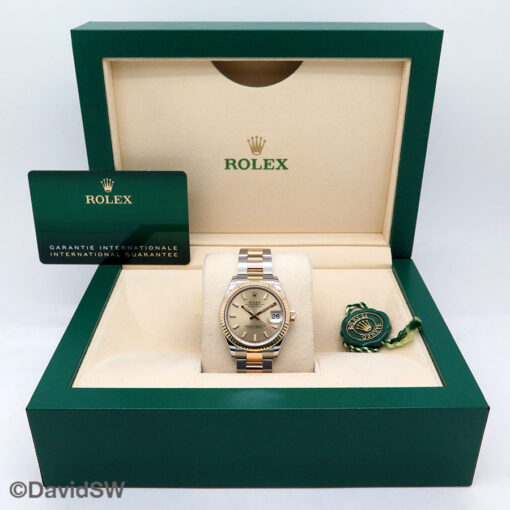 Rolex 278273 Datejust 18K/SS with Champagne Stick Dial on Oyster - Image 2