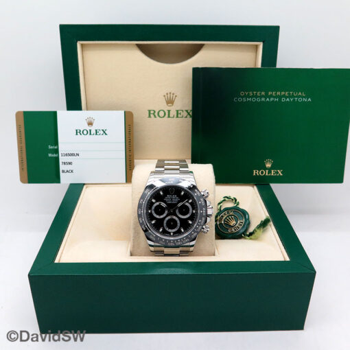 Rolex 116500LN Cosmograph Daytona with Black Dial - Image 2