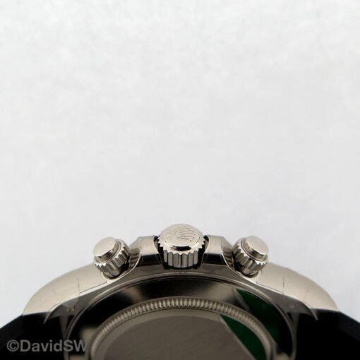 Rolex 116519LN Cosmograph Daytona 18K White Gold with Black Diamond Dial - Image 4