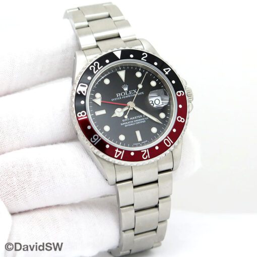 Rolex 16710 GMT Master II with Red/Black Bezel