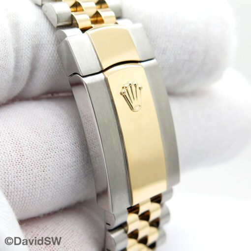 Rolex 126233 Datejust 18K/SS with Champagne Stick Dial on Jubilee - Image 7