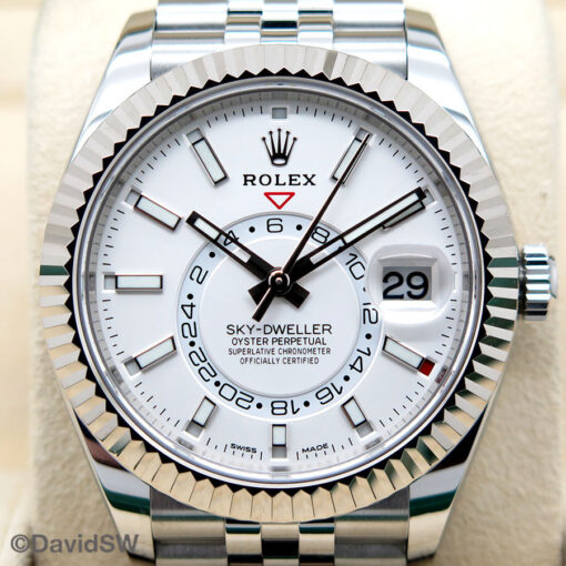 Rolex 326934 Skydweller with White Dial on Jubilee - Image 3