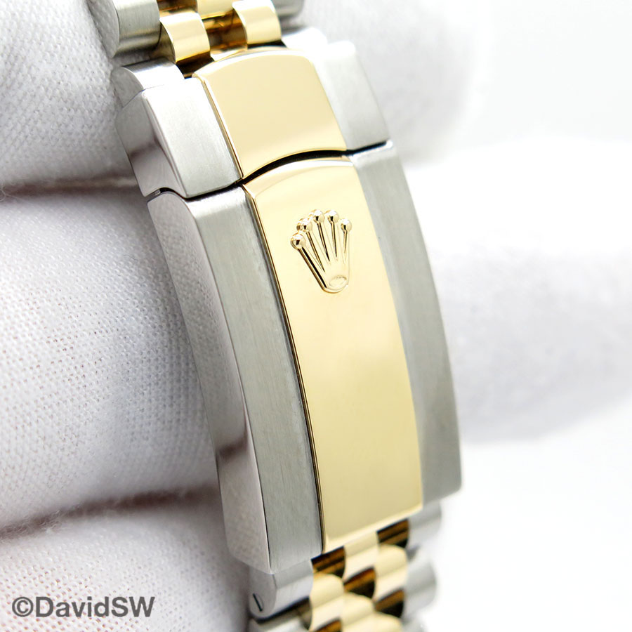 Rolex 126333 Datejust 41 18K/SS with Champagne Diamond Dial on Jubilee - Image 7