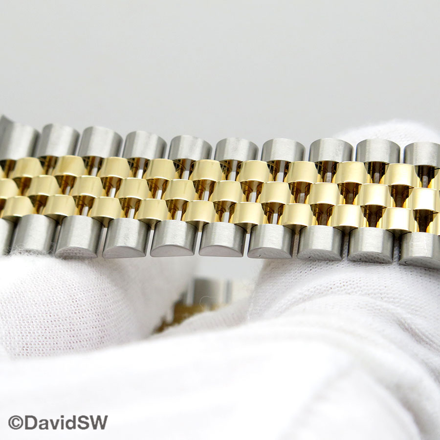 Rolex 126333 Datejust 41 18K/SS with Champagne Diamond Dial on Jubilee - Image 6