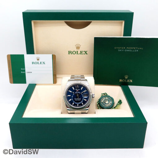 Rolex 326934 Skydweller with Blue Dial on Oyster - Image 2