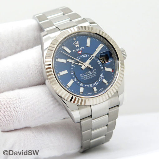 Rolex 326934 Skydweller with Blue Dial on Oyster