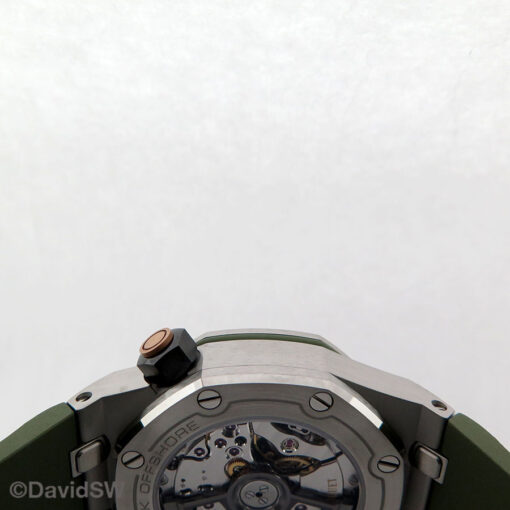 Audemars Piguet 15720ST Royal Oak Offshore Diver with Khaki Green Dial - Image 6