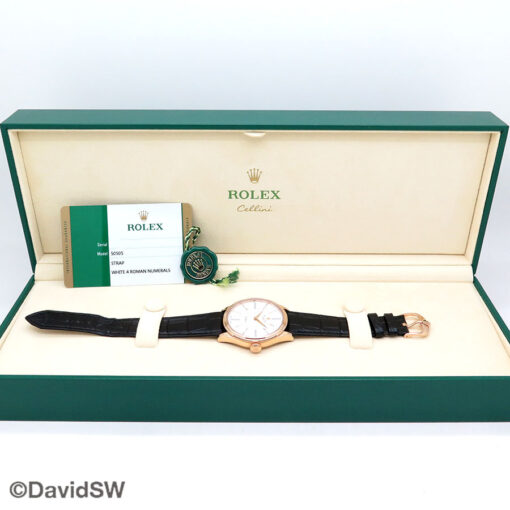 Rolex 50505 Cellini 18K Rose Gold - Image 2
