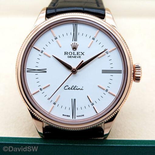 Rolex 50505 Cellini 18K Rose Gold - Image 3