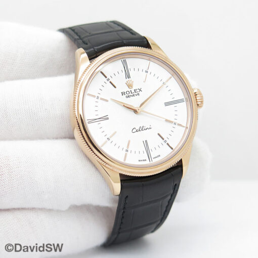 Rolex 50505 Cellini 18K Rose Gold