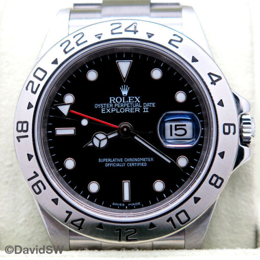 Rolex 16570 Explorer II with Black Dial and 3186 Movement - Image 3