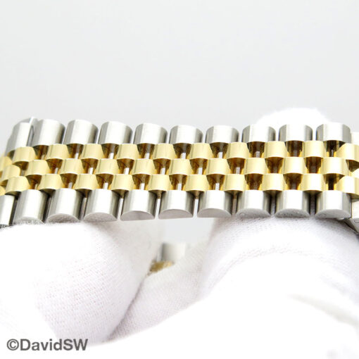 Rolex 126233 Datejust 18K/SS with Champagne Stick Dial on Jubilee - Image 6