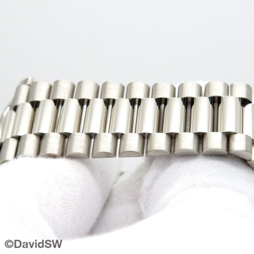 Rolex 228239 Day Date 40 18K White Gold with Black Diamond Baguette Dial - Image 6