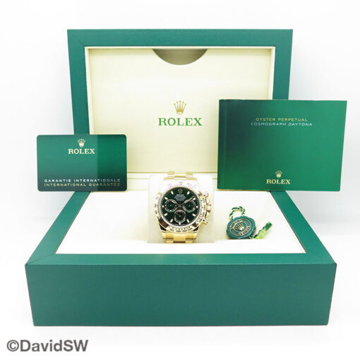 Rolex 116508 Cosmograph Daytona 18K Yellow Gold with Green Dial - Image 2