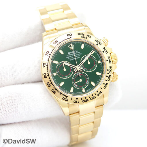 Rolex 116508 Cosmograph Daytona 18K Yellow Gold with Green Dial