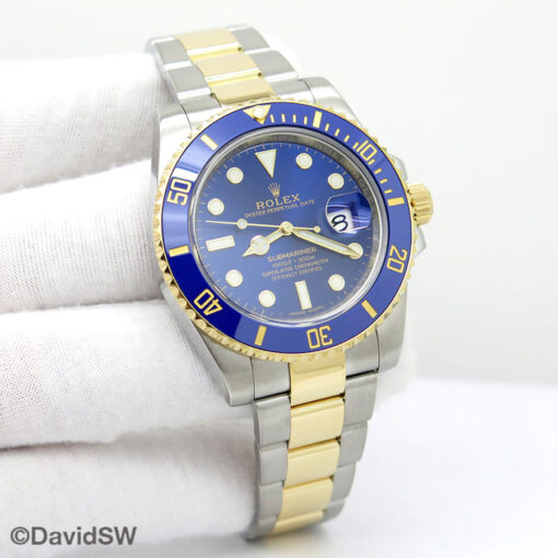 Rolex 116613LB Submariner 18K/SS Blue Dial