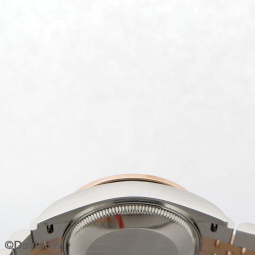 Rolex 278381RBR Datejust 18K/SS with Aubergine Roman Dial with Diamond Bezel and Diamond "VI" on Jubilee - Image 5