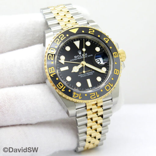 Rolex 126713GRNR GMT Master II 18K/SS on Jubilee