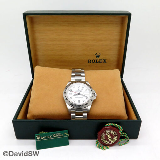 Rolex 16570 Explorer II with White Dial - Image 2