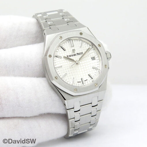 Audemars Piguet 77350ST Royal Oak 34mm Automatic with Silver Dial