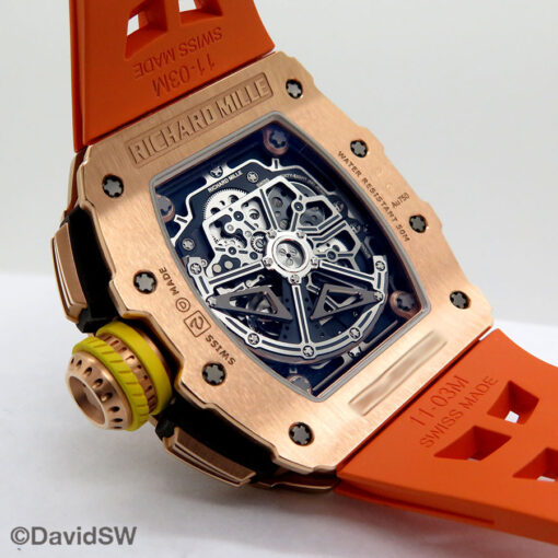 Richard Mille RM11-03 18K Rose Gold Automatic Flyback Chronograph - Image 4