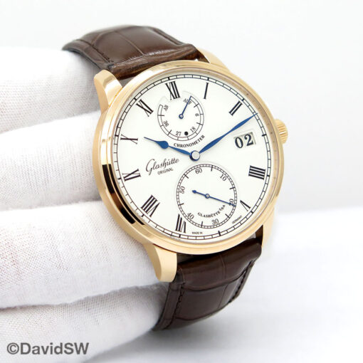 Glashutte Original Senator Chronometer 18K Rose Gold