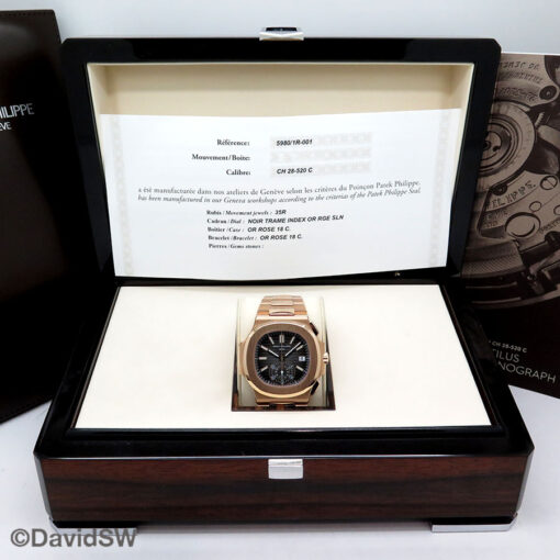 Patek Philippe 5980/1R Nautilus Chronograph - Image 2