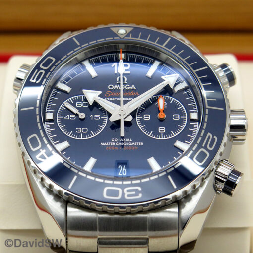 Omega Seamaster Planet Ocean 600m Chronograph with Blue Dial - Image 3