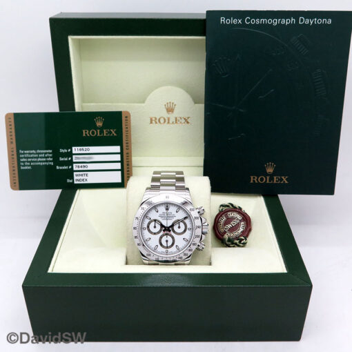 Rolex 116520 Cosmograph Daytona with White Dial - Image 2