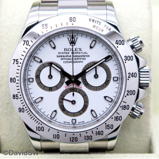 Rolex 116520 Cosmograph Daytona with White Dial - Image 3